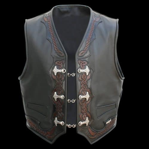 lederweste thors leather